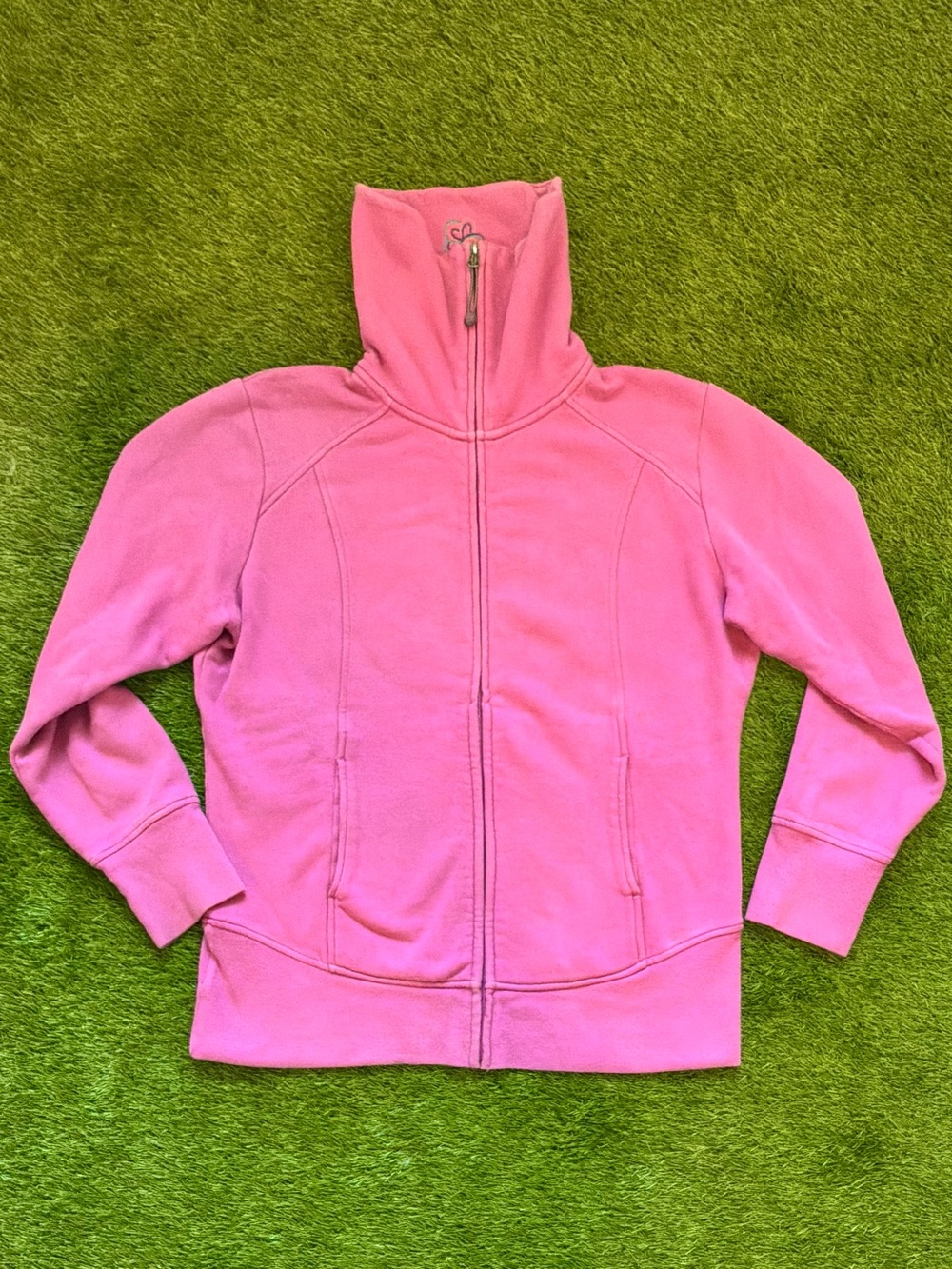 Tuff Athletics Pink Full Zip Fleece Jacket XL - Picture 1 of 4